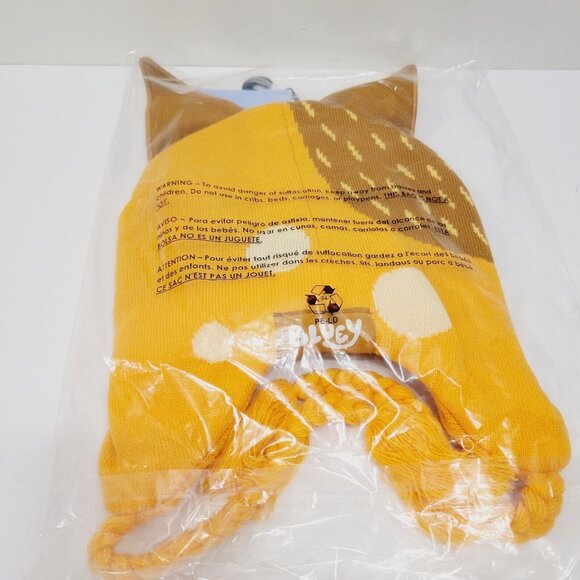 Bluey Face Chilli Tassel Beanie Hat Cap Winter Cold - Picture 4 of 4